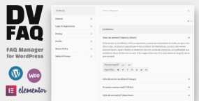 WordPress插件DV FAQ v1.3.1 高级FAQ常见问答WordPress插件