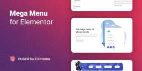 Huger v1.15 图文菜单构建器Elementor组件