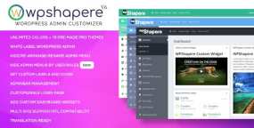 WPShapere汉化版V7.0.7_管理后台美化优化WordPress插件