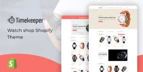 Shopify主题Timekeeper 1.0.1 响应式手表店购物网站Shopify模板