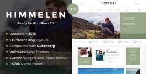 WordPress主题Hiemmlen 2.3 个人极简博客网站WordPress主题