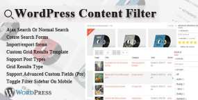 Content Filter内容过滤搜索WordPress插件