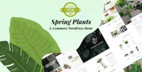 Spring Plants(v3.7)花匠园艺和室内绿植WordPress主题