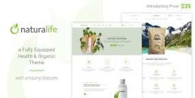 NaturaLife 2.2 健康养生与有机食品WordPress主题