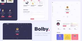WordPress主题Bolby 1.0.5 个人简历/名片/作品集展示WP主题