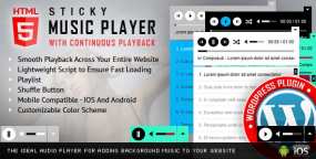 WordPress插件SHMP 3.1.5 响应式HTML5音频播放器