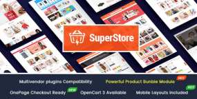 OpenCart主题SuperStore 1.0.3 多用途购物网站OpenCart 3模板