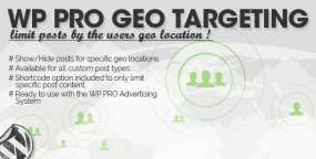 WordPress插件Geo Pro 1.1.10 定位用户地理位置WP插件