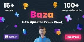 Baza响应式创意多用途企业建站WordPress主题