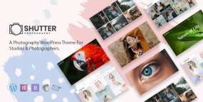 Shutter汉化版_摄影作品展示网WordPress主题