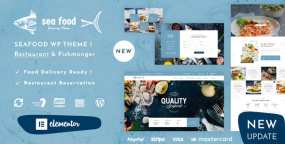 Seafood汉化版v1.5.14_WordPress海鲜自助餐厅网站主题