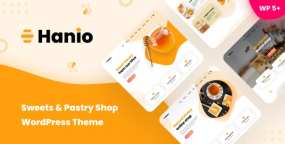 WordPress主题Hanio 1.96 蛋糕面包甜品店网站WP主题