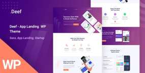 WordPress主题Deef 1.0.1 小程序软件游戏APP落地页推介WP主题