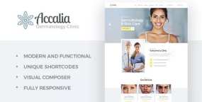 WordPress主题Accalia皮肤科和整容医院网站模板
