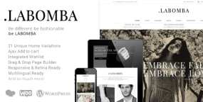 Labomba响应式时装设计师作品展示WordPress主题V3.5.1