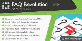 FAQ Revolution汉化版_手风琴FAQs构建器WordPress插件