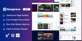 Newpress(v2.0)响应式多布局博客杂志网站WordPress主题