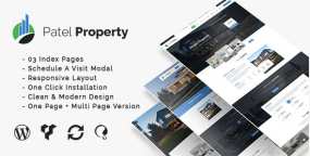 PatelProperty房地产商中介网站WordPress主题V2.5 带手动导入数据包