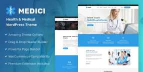 WordPress主题Medici 2.0.2 医院诊所医疗保健网站WP主题