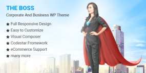 WordPress主题The Boss 1.0.7 企业和商业建站WP主题 带手动导入演示数据
