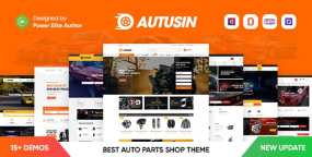 Autusin汽车零配件购物网站WooCommerce主题V2.8.5