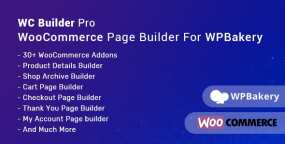 WC Builder Pro商店页面构建器WPBakery插件