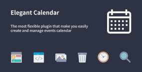 WordPress事件活动日历管理插件Elegant Calendar 1.1.1