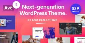 WordPress主题Ave响应式多用途企业建站模板