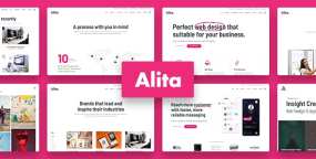 WordPress主题Alita网站建设和网页设计企业建站模板 带演示数据文件
