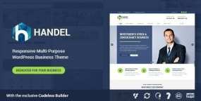 WordPress主题Handel 1.7.6 商业咨询服务企业网站WP主题