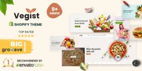 Shopify主题Vegist 1.14 蔬菜超市有机食品外贸电商Shopify主题