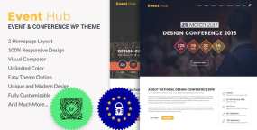 Event Hub研讨会和博览会活动举办网站WordPress主题V1.1.1