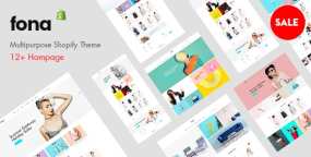 Shopify主题Fona 2.0 简约多用途外贸电商Shopify模板 时装店|家具店|装饰店