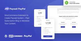 Paywall文章资源付费购买订阅WooCommerce插件V1.0.2