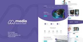 WordPress主题Medio 1.5.1 响应式医疗组织机构网站WP主题 带手动导入数据