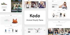 Shopify主题Kodo 3.0.1 极简布局服装鞋子女包外贸电商Shopify模板