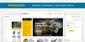 Shopify主题Handyman 2.0 电钻五金建筑器材外贸电商Shopify模板