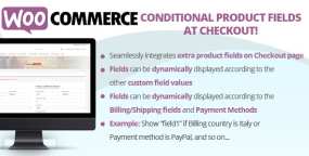 CPFCheckout条件性规则结账页产品字段定制WC插件5.8.0