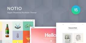 WordPress主题Notio 5.6.1 创意摄影设计作品集WP主题