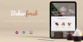 BakerFresh蛋糕面包和咖啡店网站WooCommerce主题
