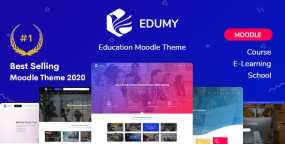Moodle主题Edumy 4.0.2 多概念LMS在线学习教育培训网课模板