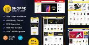 OpenCart主题Shoppe 2.1 多用途外贸电商独立站OpenCart主题