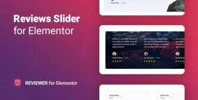 Reviewer(v1.0.3)客户评价口碑幻灯片滑块Elementor插件