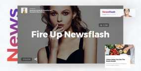WordPress主题Newsflash 1.6.1 现代新闻报纸杂志网站WP主题 带XML导入数据