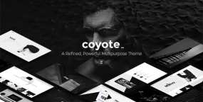 WordPress主题Coyote 1.5.1 多用途个人名片作品集WP主题