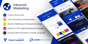 WordPress主题Inbound 1.1.6 数字营销入站营销落地页网站WP主题