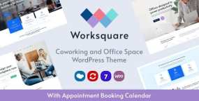 Worksquare WordPress主题_商务中心和联合办公网站