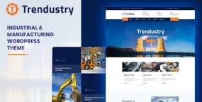 Trendustry WordPress主题_工业工厂制造业网站模板