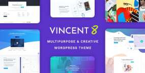 Vincent Eight创意多用途企业建站WordPress主题V1.24