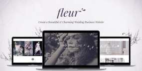 WordPress主题Fleur v2.0.1 婚庆婚礼策划机构网站WP主题 带XML导入演示数据